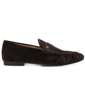MICHAEL Michael Kors Jennings Suede Loafers - Black