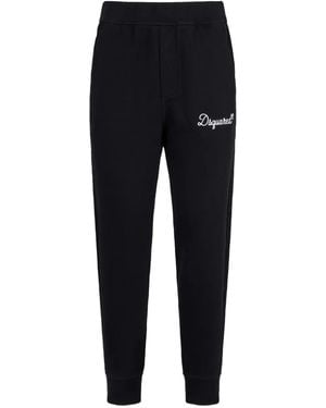 DSquared² Signature Just Right Track Trousers - Black