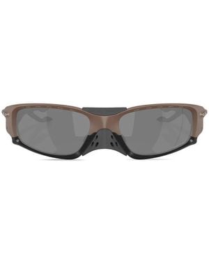 Oakley Plantaris Sq Geometric-Frame Sunglasses - Grey