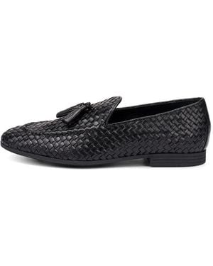 Frau Woven Tassel Loafers - White