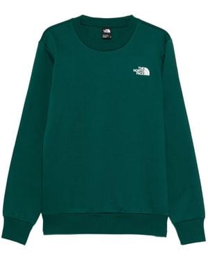 The North Face Logo-Print Sweatshirt - Green