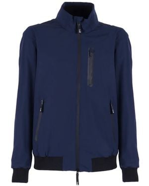 Tombolini Hooded Zip-Up Jacket - Blue