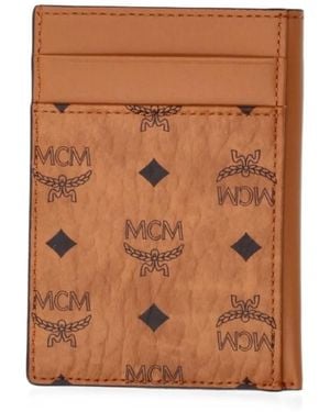 MCM Visetos Cardholder - Brown