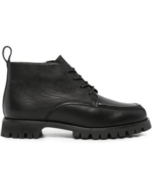 SERGIO MORETTI FIRENZE Lace-Up Ankle Boots - Black