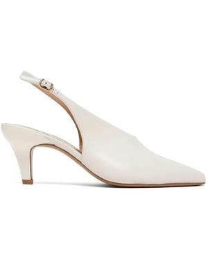 Chloé Spitze Slingback-Pumps - Weiß