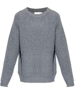 Lisa Yang Ribbed Raglan-Sleeve Jumper - Grey