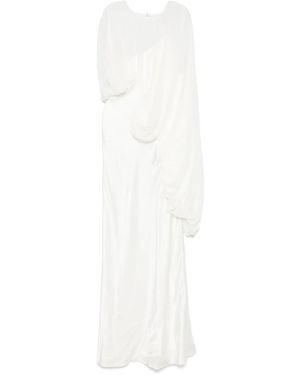 Christopher Esber Cumulus Draped Gown - White