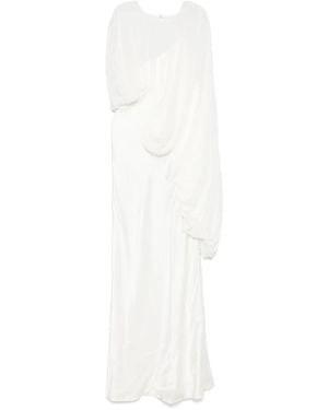 Christopher Esber Cumulus Draped Gown - White