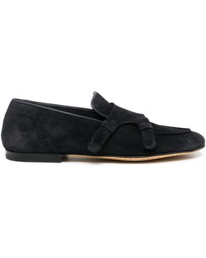 Officine Creative Herbie Suede Loafers - Black