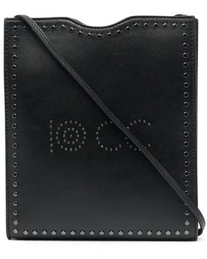 10 Corso Como ロゴスタッズ ショルダーバッグ - ブラック