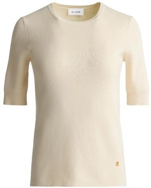 St. John T-Shirt À Manches Courtes - Blanc