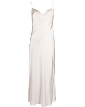 Dorothee Schumacher Silk Midi Dress - White