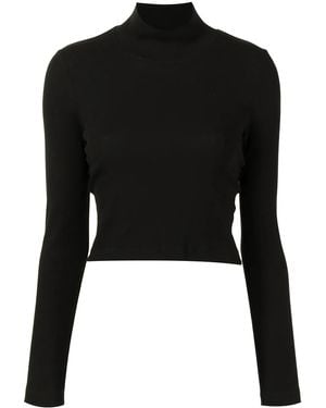 Rosetta Getty モックネック プルオーバー - ブラック