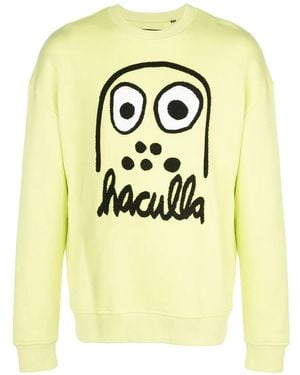 Haculla Monster Drop Shoulder Sweatshirt - Metallic