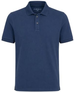 Circolo 1901 Short-Sleeve Polo Shirt - Blue