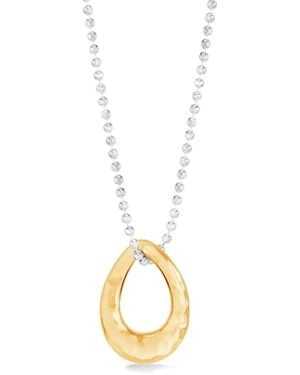 Dower & Hall Collana Con Pendente Entwined - Metallizzato