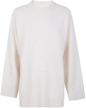 Loulou de Saison Safi Side-Slit Jumper - White