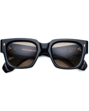 Jacques Marie Mage Enzo Square Sunglasses - Black