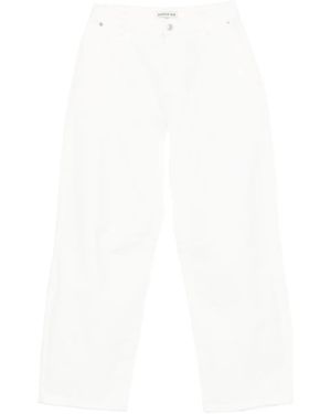 Herskind Vaqueros anchos con botones - Blanco