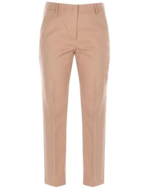 Weekend by Maxmara Vite Belt-Loop Pants - Natural