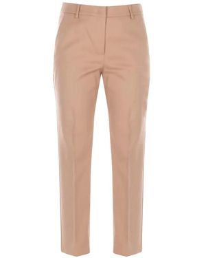 Weekend by Maxmara Vite Belt-Loop Trousers - Natural