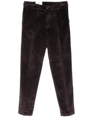 Eleventy Corduroy Trousers - Black