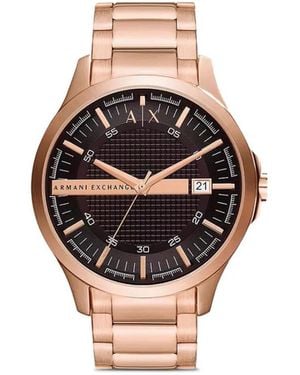 ARMANI EXCHANGE Reloj de 46 mm con cara redonda - Negro