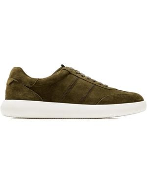 Brioni Suede Panelled Trainers - Green