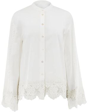 Sea Iyla Soutache-lace Shirt - White