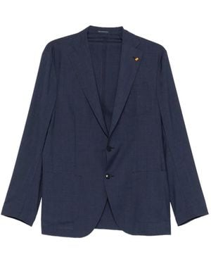 Latorre Blazer À Coutures Contrastantes - Bleu