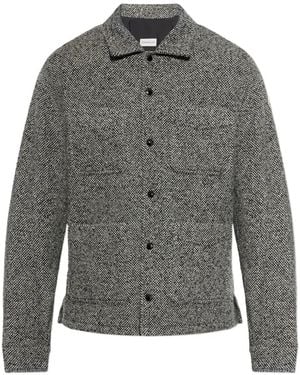 Moncler Button-Up Pocket-Detail Shirt Jacket - Grey