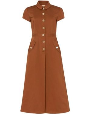 Temperley London Robe Castell - Brown
