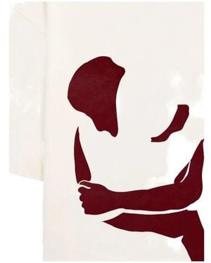 Hamza T-Shirt Mit Grafischem Print - Rot
