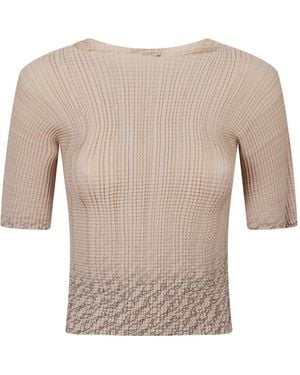 Herno Textured Abstract-Print T-Shirt - White