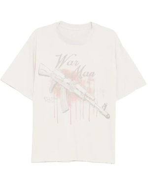 WARMAN Printed T-Shirt - White