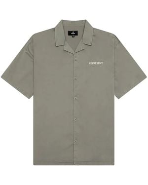 Represent Camp-Collar Shirt - Grey