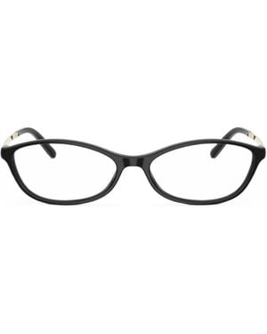 Miu Miu Round-Frame Glasses - Black