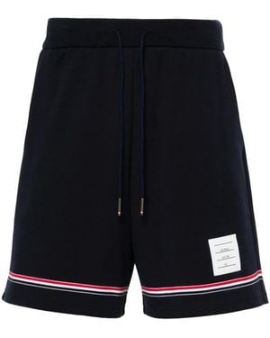 Thom Browne ミッドライズ トラックショーツ - ブルー