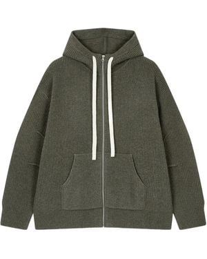 Studio Tomboy X Gerippter Hoodie - Grün