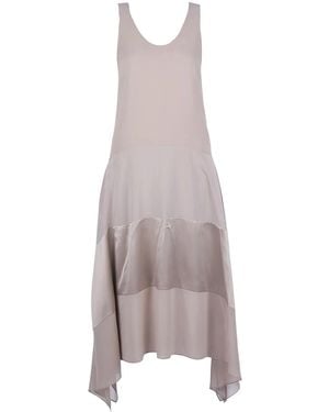 Brunello Cucinelli Panel Maxi Dress - Natur