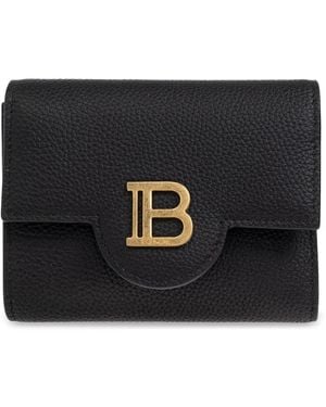 Balmain Leather Wallet - Black