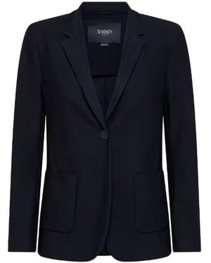 Seventy Blazer Met Enkele Rij Knopen - Blauw