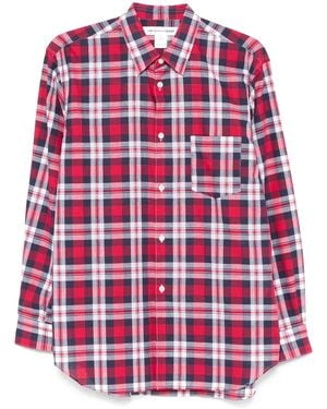Comme des Garçons Checked Shirt - Red