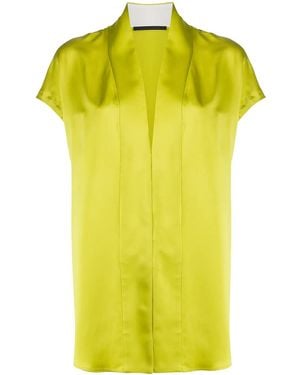 Haider Ackermann Blusa Con Cuello En V - Amarillo
