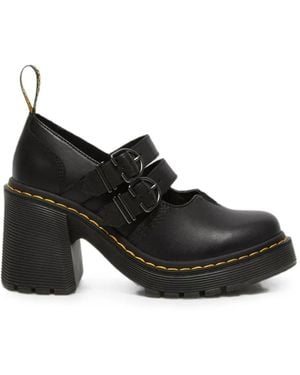 Dr. Martens Eviee Heeled Court Shoes - Black