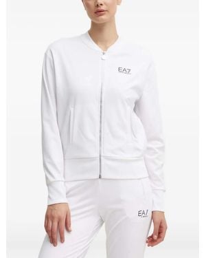 EA7 Mono largo con bolsillos con cremallera - Blanco
