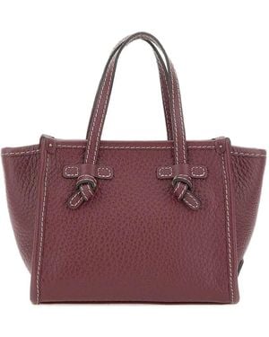 Gianni Chiarini Miss Marcella Knotted Mini Tote Bag - Paars