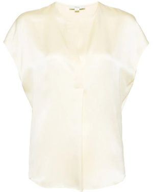 Vince Silk Blouse - Natural