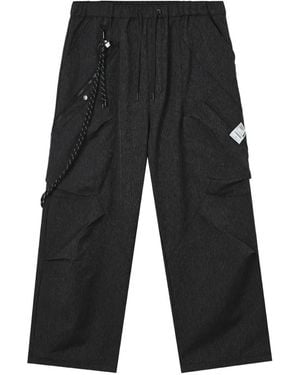 Musium Div. Paneled Cargo Pants - Black