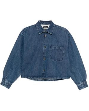 A.P.C. Samantha Denim Jacket - Blue